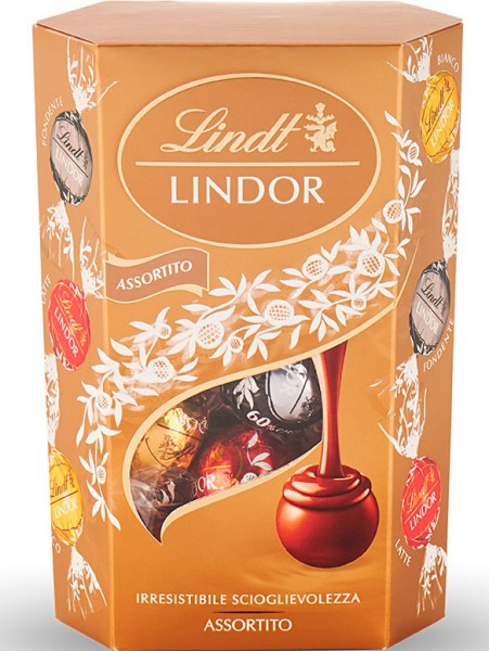Lindt Lindor Золотой Ассорти шоколадные конфеты 200 г