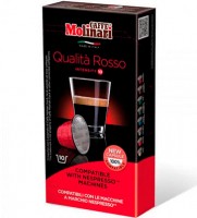 Molinari Qualita Rosso кофе в капсулах 10 шт